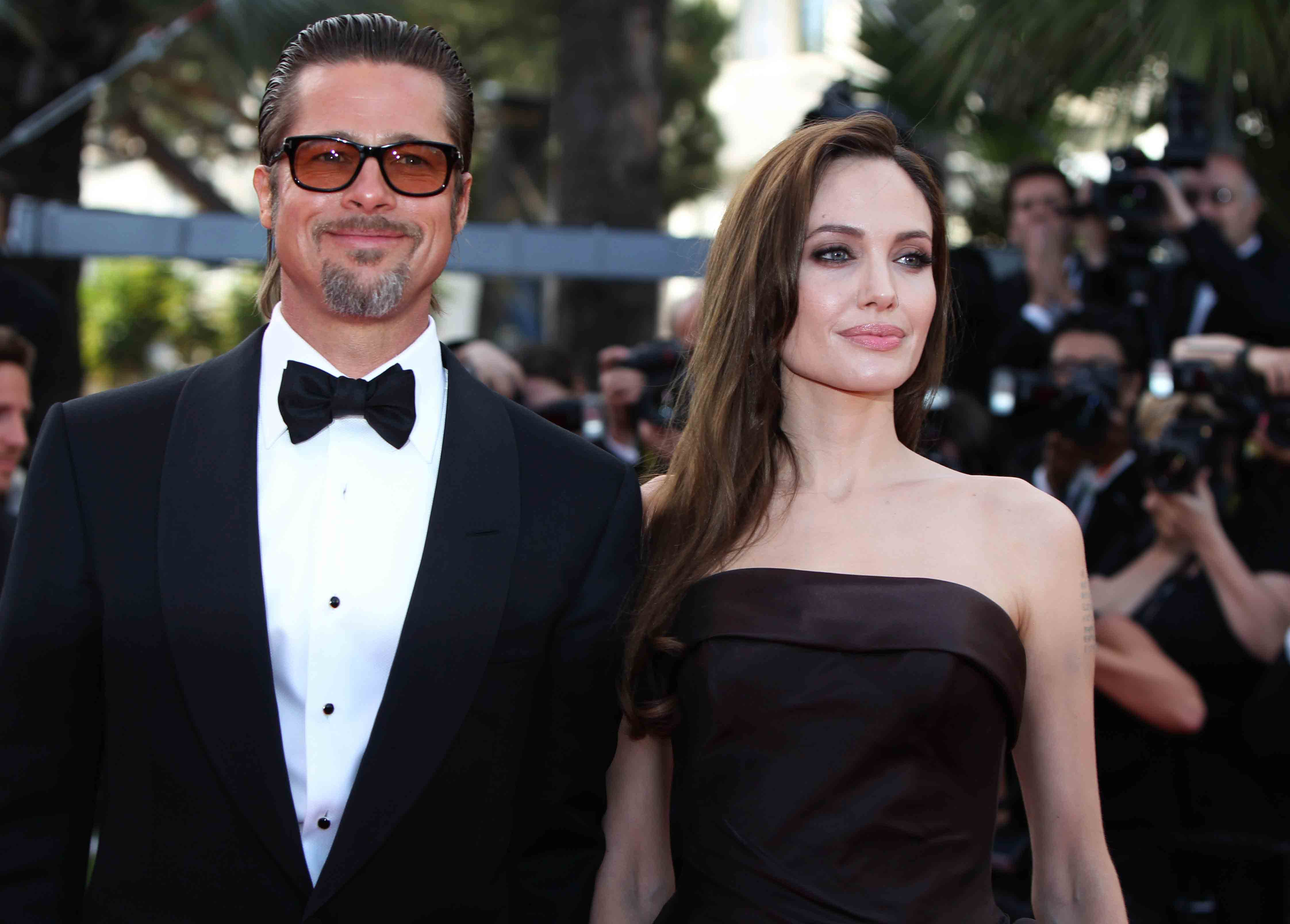 Angelina Jolie supports Brad Pitt at the Cannes Film premiere
