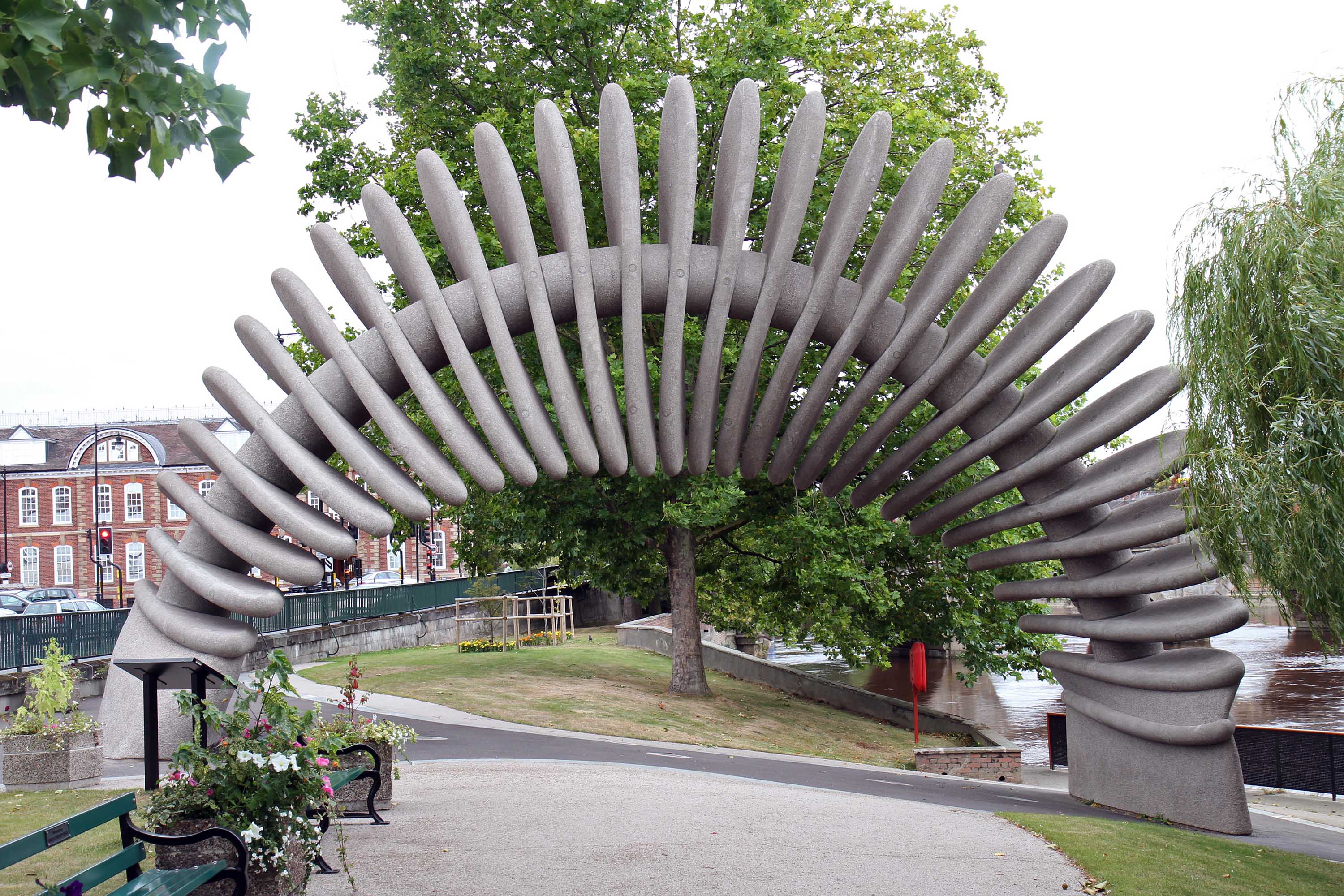 Cash-strapped council pay £1million for ‘slinky’ sculpture eye-sore