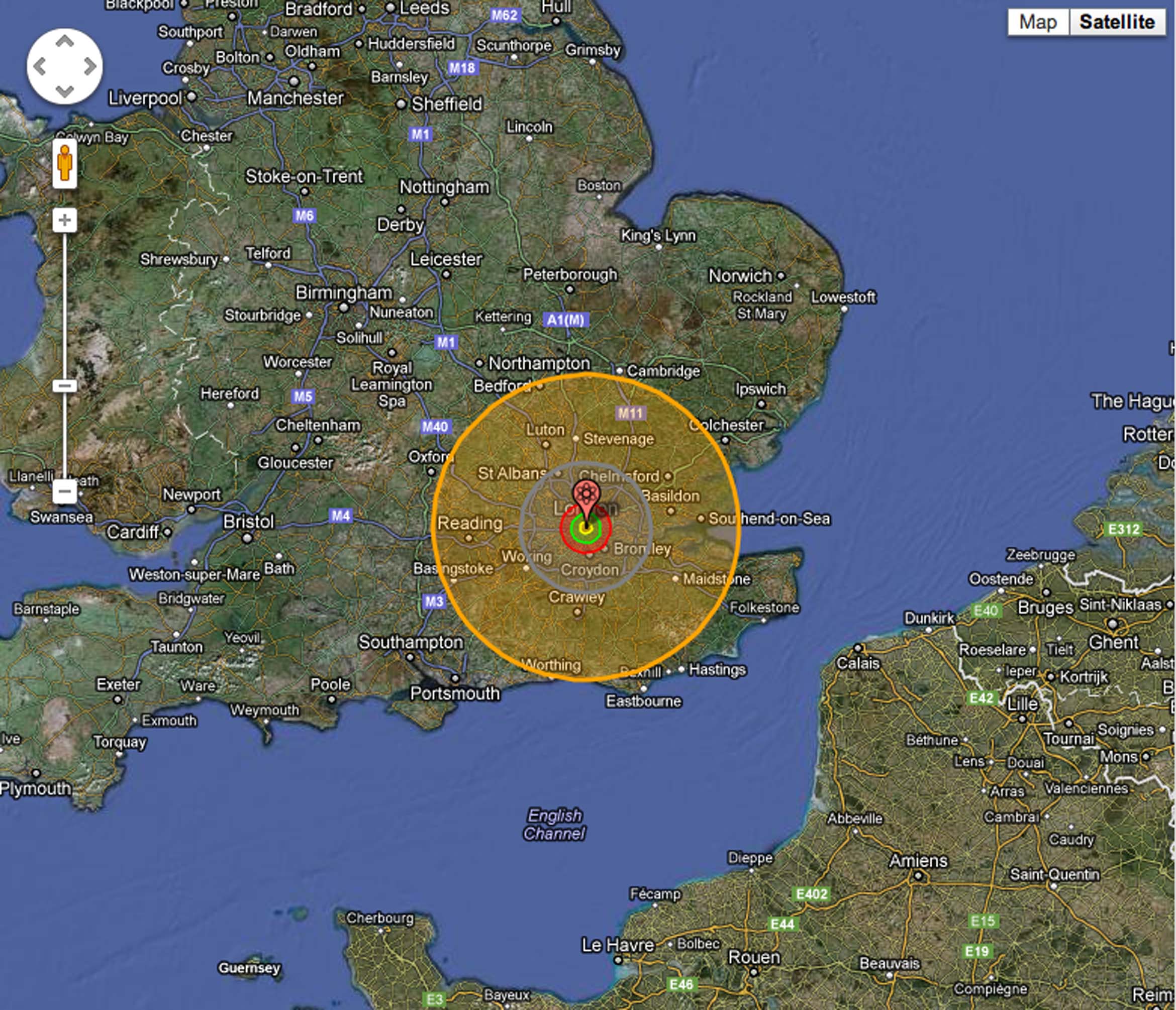 ‘Nuke map’ shows true scale of nuclear war