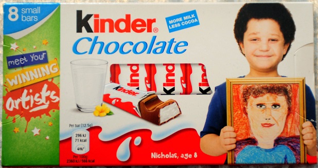YOUNGSTER BEATS BIRTHMARK BY GETTING HIS FACE ON FAVOURITE CHOCOLATE