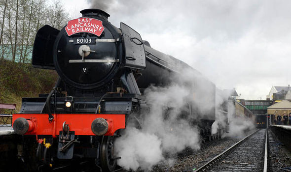 FLYING SCOTSMAN PLANS CANCELLED OVER FEARS FANS WILL STORM LINE AGAIN