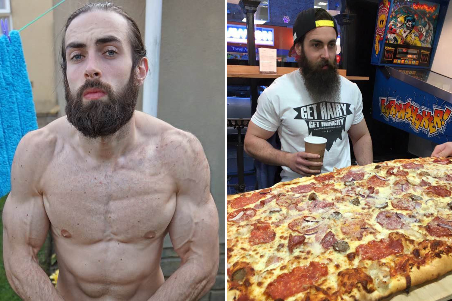 MAN GETS BODY FAT DOWN TO EIGHT PER CENT BY GORGING ON JUNK FOOD