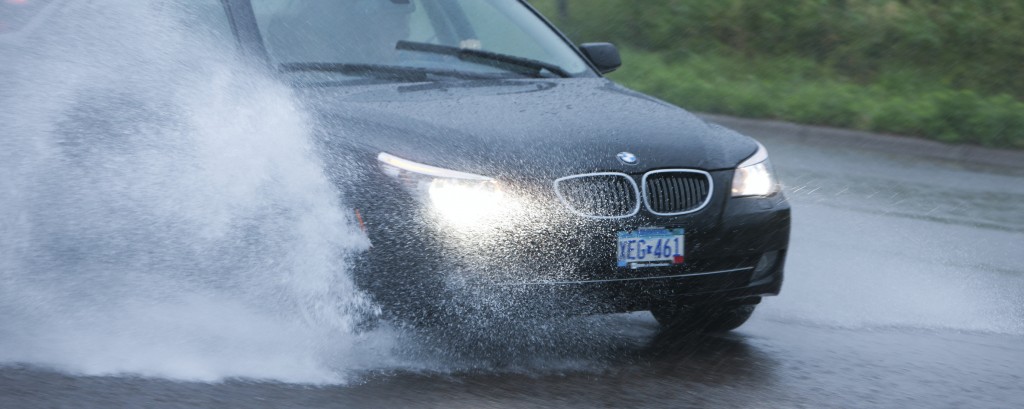 SUBMERGED BMW NEEDED RESCUING AFTER BEING CAUGHT IN FLASH FLOOD