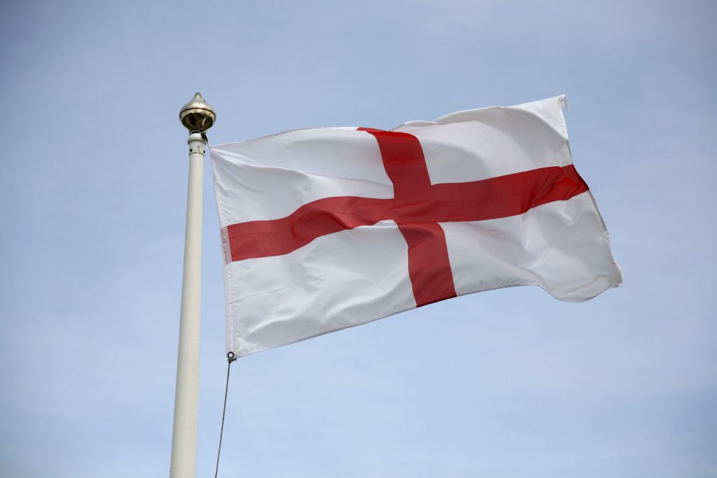 COUNCIL TAKE DOWN GEORGE CROSS FLAGS IN POLLING STATION