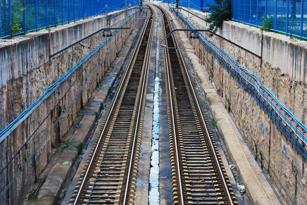 POLICE ON THE HUNT FOR YOBS WHO THREW A BARBECUE AT A TRAIN