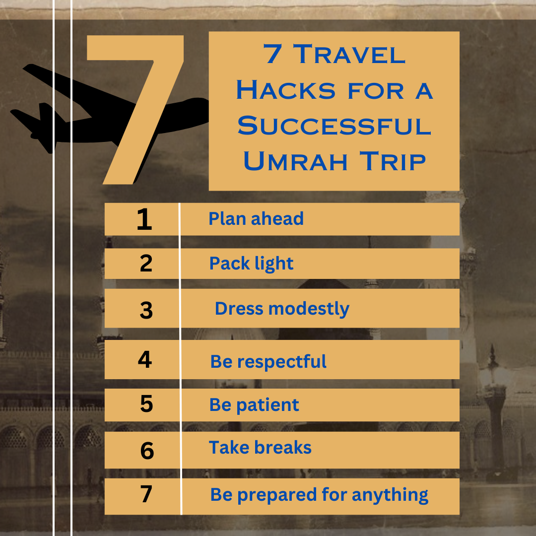 7 Travel Hacks for a Successful Umrah Trip