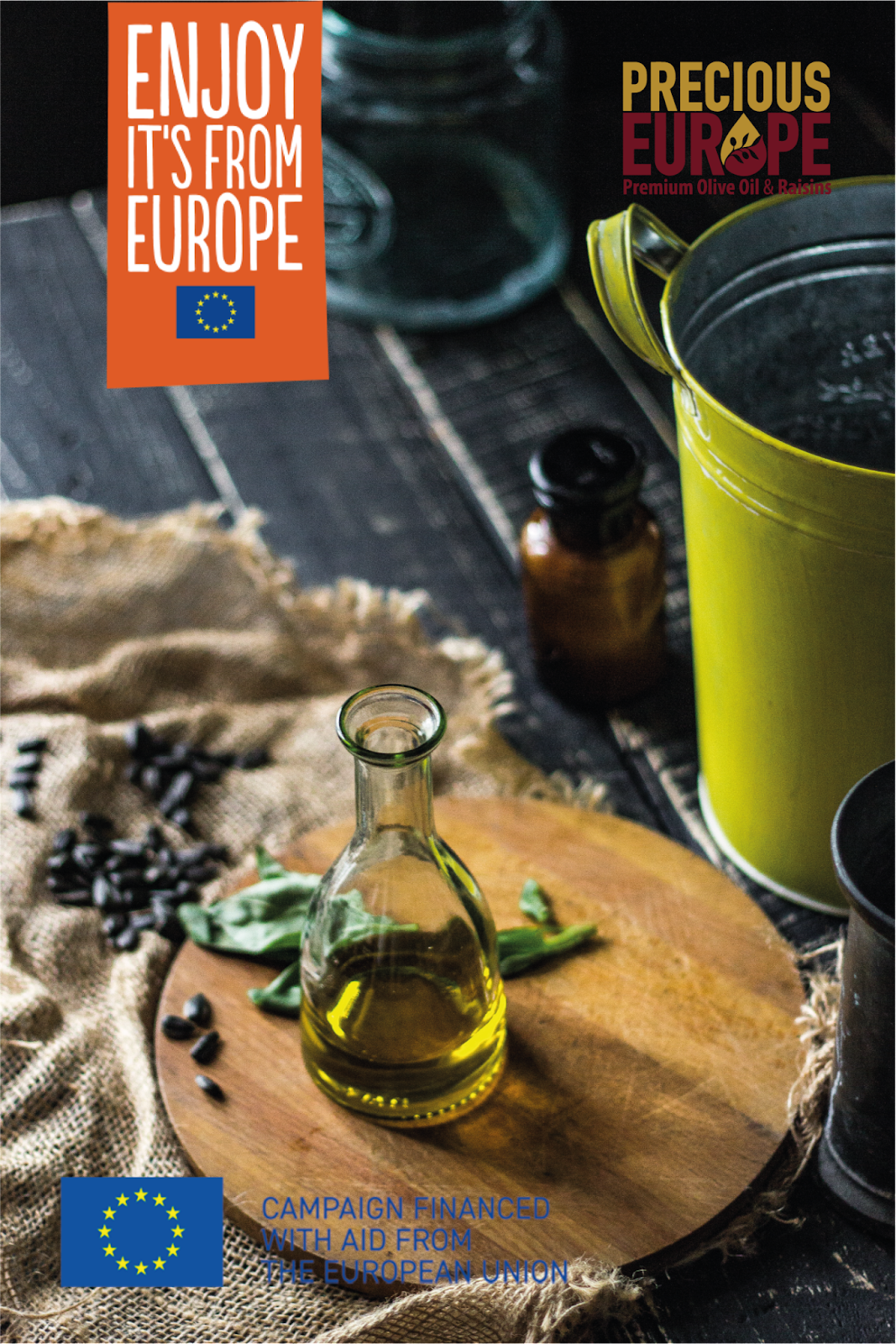 ”PRECIOUS EUROPE”, a 3-year campaign concerning the promotion of European high-quality raisins and premium olive oil