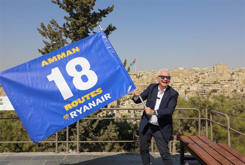 Ryanair Expands Amman Flights for Winter 2025, Connecting Jordan to 12 EU Countries