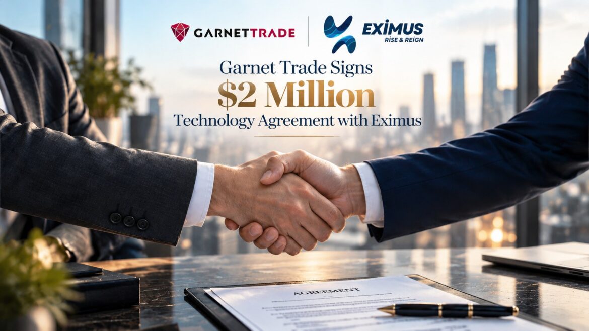 Garnet Trade Enlists Eximus for $2 Million Digital Infrastructure Programme