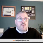 Ryan MacDonald, former police officer and mental health speaker, speaking in a Champions Speakers video interview