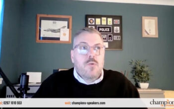 Ryan MacDonald, former police officer and mental health speaker, speaking in a Champions Speakers video interview