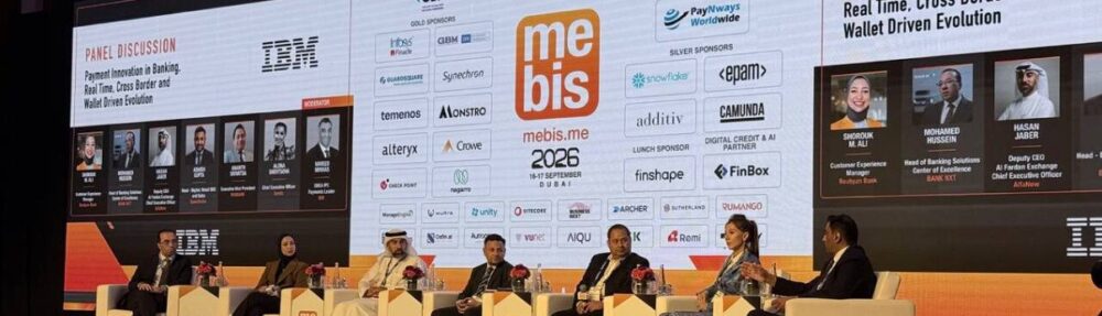 MEBIS 2026 payments innovation panel on stage in Dubai: Sends boss Alona Shevtsova takes seat on payments innovation panel at Dubai's MEBIS 2026